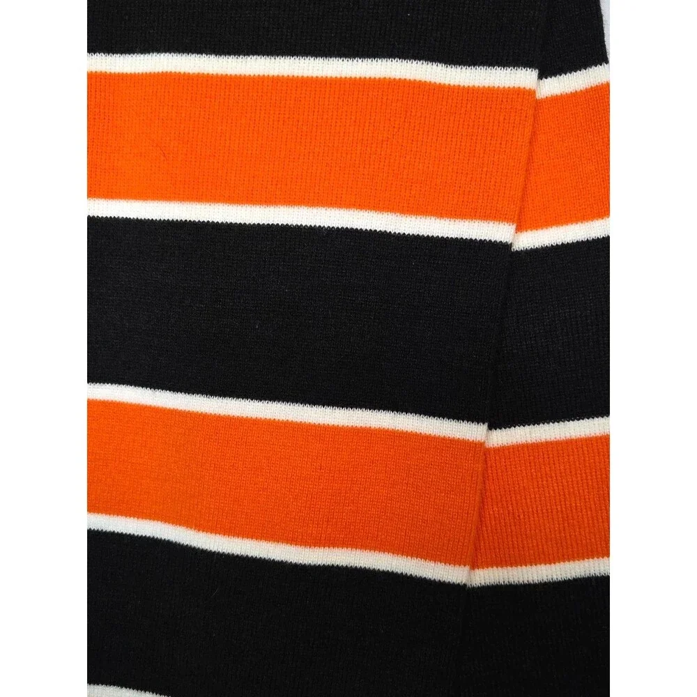 Tito's Handmade Vodka Embroidered Logo Promotional Winter Scarf Orange Black